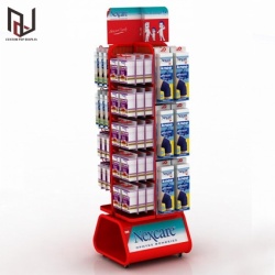 Floor display with Hooks metal display stands