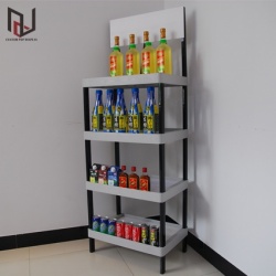 Plastic display stands drinking plastic display rack