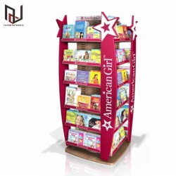 Outdoor library metal book magazine display racks